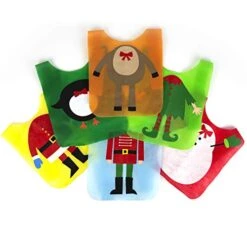 GIFT REPUBLIC Festive Adult Bibs Pack Of 12