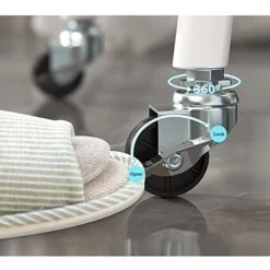 Kitchen Storage Counter Kitchen Trapezoidal Rack Floor-to-Ceiling Multi-Layer Trolley Storage Rack Removable Household (Green) 9 Kitchen Storage Counter Kitchen Trapezoidal Rack Floor-to-Ceiling Multi-Layer Trolley Storage Rack Removable Household (Green) -Songmics Furniture Shop 41gxp2YzlWL