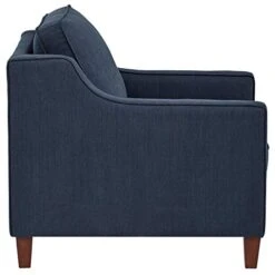 Amazon Brand – Stone & Beam Blaine Modern Upholstered Living Room Accent Chair, 32.3"W, Navy Blue -Songmics Furniture Shop 41h3fdLXXdL