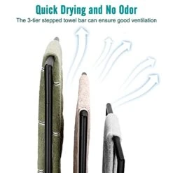 Free Standing Towel Rack, 3 Tier Stainless Steel Towel Racks For Bathroom, Freestanding Towel Rack Stand For Bath Hand Towel, Washcloths, Bath Towels Drying Rack Stand For Bedroom, Bathroom, Pool -Songmics Furniture Shop 41hDChlBiWL