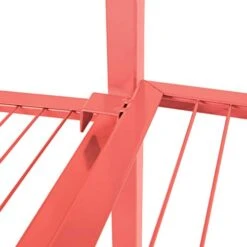 Origami Connection Bridge Racks For R3 Series 3-Shelf Small Storage Rack | Extend Your Racks 31 Inches | (2 Pack) - Coral -Songmics Furniture Shop 41hHYYHgdSL
