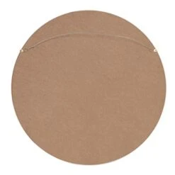 Kate And Laurel Travis Round Wood Wall Mirror, 25.6" Diameter, White, Modern Wall Décor Accent -Songmics Furniture Shop 41hIH9hgQiL