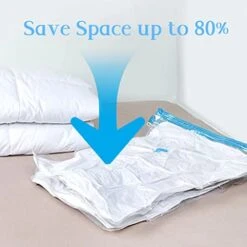 Vacuum Storage Bags (9Pack) Save 80% On Clothes Storage Space - Vacuum Sealer Bags For Comforters, Blankets, Bedding, Clothing - Compression Seal For Closet Storage. Pump For Travel. -Songmics Furniture Shop 41hbXKUEXmL