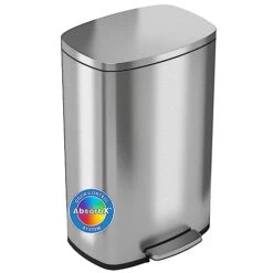 ITouchless SoftStep 13.2 Gallon Kitchen Step Trash Can With Odor Filter, 50 Liter Rose Gold Stainless Steel Pedal Garbage Bin For Home, Office, Business, Silent And Gentle Lid Open And Close, 13 Gal 25 ITouchless SoftStep 13.2 Gallon Kitchen Step Trash Can With Odor Filter, 50 Liter Rose Gold Stainless Steel Pedal Garbage Bin For Home, Office, Business, Silent And Gentle Lid Open And Close, 13 Gal -Songmics Furniture Shop 41hie3opfML