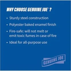 Genuine Joe - GJO58897 Steel 6 Gallon Fire-Safe Trash Can 11 Genuine Joe - GJO58897 Steel 6 Gallon Fire-Safe Trash Can -Songmics Furniture Shop 41hkELaeKgL