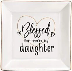 ElegantPark Friends Gifts Friendship Gifts For Women Ring Dish Sister Christmas Birthday Gifts For Friends BFF Square Ceramic Ring Dish Decorative Trinket Jewelry Tray -Songmics Furniture Shop 41hraDe6U6L. AC