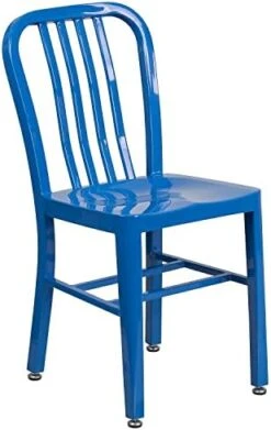 Flash Furniture Gael Commercial Grade 2 Pack White Metal Indoor-Outdoor Chair -Songmics Furniture Shop 41i3mkcgJ5L. AC