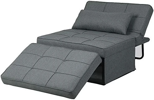 Sofa Bed, 4 In-1 Sleeper Chair Bed Multi-Function Folding Convertible Couch Chair Ottoman Bed For Apartment, Small Space (Deep Blue) 7 Sofa Bed, 4 In-1 Sleeper Chair Bed Multi-Function Folding Convertible Couch Chair Ottoman Bed For Apartment, Small Space (Deep Blue) - Image 7