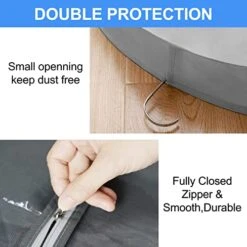 40" Garment Bags, Clear Moth Proof Suits Covers With 4" Gussetes, For Hanging Clothes Closet Storage Travel, Plastic Protector For Coat, Jacket, Sweater, Shirts, 3 Packs -Songmics Furniture Shop 41iOxAcDEeL
