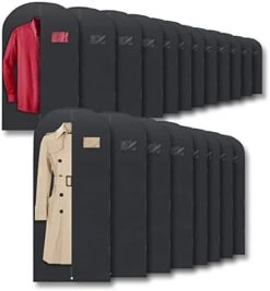 Plixio 40" Black Garment Bags Suit Bag For Travel & Clothing Storage Of Dresses, Shirts, Fur Coats, Jackets & Dance Costumes - Hanging Suit Cover For Men & Women Closet Storage Garment Protector -Songmics Furniture Shop 41iRxp9rlL. AC