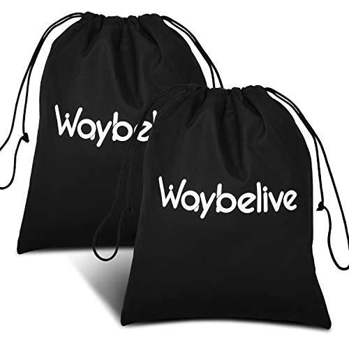 Waybelive 2 Pieces Bean Bag Game Carrying Bag, Canvas Cornhole Carrying Case With Cornhole Bean Bag Tote Carry Case, Weatherproof Bags, Black 1 Waybelive 2 Pieces Bean Bag Game Carrying Bag, Canvas Cornhole Carrying Case With Cornhole Bean Bag Tote Carry Case, Weatherproof Bags, Black