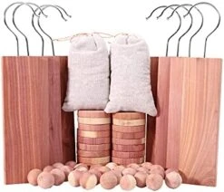 Brite Lightingtech Cedar Blocks For Clothes Storage 60PCs, Red Cedar Hang Ups, Cedar Balls, Cedar Rings And Cedar Sachet Bags For Closets And Drawers 17 Brite Lightingtech Cedar Blocks For Clothes Storage 60PCs, Red Cedar Hang Ups, Cedar Balls, Cedar Rings And Cedar Sachet Bags For Closets And Drawers -Songmics Furniture Shop 41irzX89XgL. AC