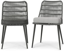 SIMPLIHOME Naya Cube Pouf, Footstool, Upholstered In Patterned Grey Melange Hand Woven Cotton, For The Living Room, Bedroom And Kids Room, Transitional, Boho -Songmics Furniture Shop 41ixpUajCHL. AC