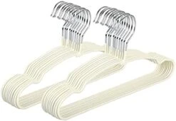 TOPIA HANGER Non Slip Hanger 20 Pack, Metal Clothes Hangers Space Saving, Heavy Duty Rubber Coated Wire Hanger For Coat, Shirt, Dress, Pants-Pink, CT12P 19 TOPIA HANGER Non Slip Hanger 20 Pack, Metal Clothes Hangers Space Saving, Heavy Duty Rubber Coated Wire Hanger For Coat, Shirt, Dress, Pants-Pink, CT12P -Songmics Furniture Shop 41j6mqFrffL. AC