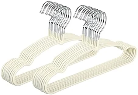 TOPIA HANGER Non Slip Hanger 20 Pack, Metal Clothes Hangers Space Saving, Heavy Duty Rubber Coated Wire Hanger For Coat, Shirt, Dress, Pants-Pink, CT12P 9 TOPIA HANGER Non Slip Hanger 20 Pack, Metal Clothes Hangers Space Saving, Heavy Duty Rubber Coated Wire Hanger For Coat, Shirt, Dress, Pants-Pink, CT12P - Image 9