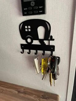 The Metal Peddler Camper Key Rack Holder For Wall - Small 6 Inch Wide - Made In USA; Camper Accessories -Songmics Furniture Shop 41j9sTsp56L