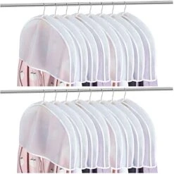 Shoulder Covers Garment Covers Clothes Covers For Closet Storage Suit, Coats, Jackets, Dress Closet Storage (16 Pieces)