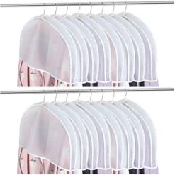 Shoulder Covers Garment Covers Clothes Covers For Closet Storage Suit, Coats, Jackets, Dress Closet Storage (16 Pieces) 15 Shoulder Covers Garment Covers Clothes Covers For Closet Storage Suit, Coats, Jackets, Dress Closet Storage (16 Pieces) -Songmics Furniture Shop 41jE0bN4MoL. AC 1