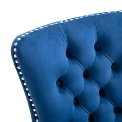 Set Of 2 Dining Chairs Modern For Dining Room Kitchen Accent Side Chair Velvet Button Tufted Padded Cushion Seat And Back (Sapphire Blue) 17 Set Of 2 Dining Chairs Modern For Dining Room Kitchen Accent Side Chair Velvet Button Tufted Padded Cushion Seat And Back (Sapphire Blue) -Songmics Furniture Shop 41jW0vNt8sL