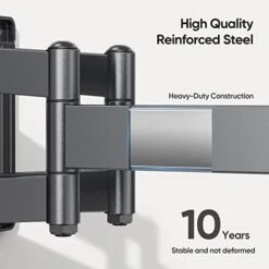 Pipishell TV Wall Mount Bracket Full Motion For 50-90 Inch OLED QLED Flat Curved TV With 29 Inch Extension Articulating Arm Swivel Tilt Level, Max VESA 800x400mm Up To 132 Lbs Fits 16/18/24 Inch Studs 6 Pipishell TV Wall Mount Bracket Full Motion For 50-90 Inch OLED QLED Flat Curved TV With 29 Inch Extension Articulating Arm Swivel Tilt Level, Max VESA 800x400mm Up To 132 Lbs Fits 16/18/24 Inch Studs -Songmics Furniture Shop 41jbIyHecRL