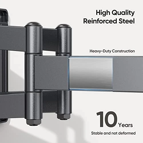 Pipishell TV Wall Mount Bracket Full Motion For 50-90 Inch OLED QLED Flat Curved TV With 29 Inch Extension Articulating Arm Swivel Tilt Level, Max VESA 800x400mm Up To 132 Lbs Fits 16/18/24 Inch Studs 3 Pipishell TV Wall Mount Bracket Full Motion For 50-90 Inch OLED QLED Flat Curved TV With 29 Inch Extension Articulating Arm Swivel Tilt Level, Max VESA 800x400mm Up To 132 Lbs Fits 16/18/24 Inch Studs - Image 3