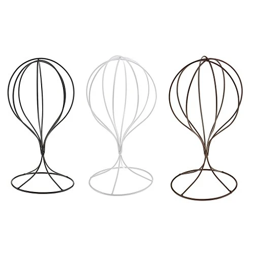 Generic Metal Head Hat Cap Display Holder Stand Tool Wig Stand Rack For Man & Women - Bronze, As Described 7 Generic Metal Head Hat Cap Display Holder Stand Tool Wig Stand Rack For Man & Women - Bronze, As Described - Image 7