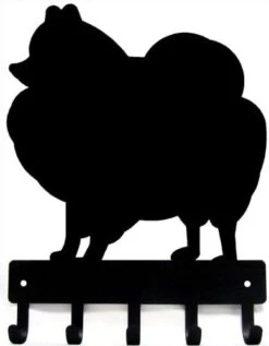 The Metal Peddler Pomeranian Dog - Key Holder For Wall - Small 6 Inch Wide - Made In USA; Gift For Dog Lovers -Songmics Furniture Shop 41kGJ4TLN1L. AC