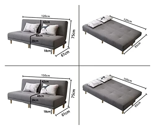 Futon Sofa Bed, Sleeper Sofa Bed For Living Room, Adjustable Convertible Folding Recliner Futon, Folding Sofa Bed, 3 Angles Adjustable Back, Upholstered Sofa Bed Chair ( Color : Green , Size : 120 X 6 1 Futon Sofa Bed, Sleeper Sofa Bed For Living Room, Adjustable Convertible Folding Recliner Futon, Folding Sofa Bed, 3 Angles Adjustable Back, Upholstered Sofa Bed Chair ( Color : Green , Size : 120 X 6