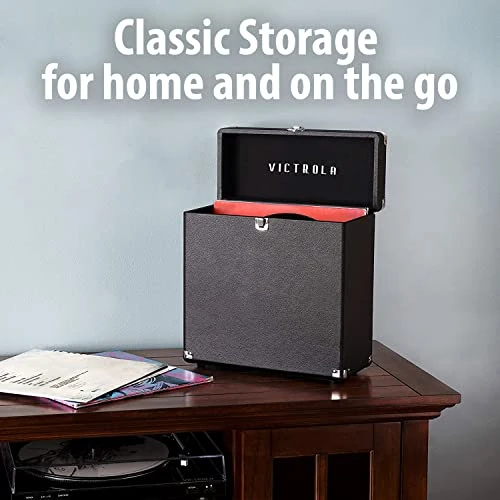 Victrola Vintage Vinyl Record Storage And Carrying Case 3 Victrola Vintage Vinyl Record Storage And Carrying Case - Image 3