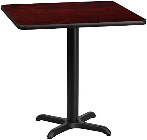 Flash Furniture 24'' Square Natural Laminate Table Top With 22'' X 22'' Table Height Base 2 Flash Furniture 24'' Square Natural Laminate Table Top With 22'' X 22'' Table Height Base - Image 2