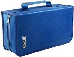 CD Case DVD Storage Holder, Siveit CD/DVD Case Wallet 128 Capacity DVD Cases Organizer CD Binder,Portable CD Wallet For Home Travel (Black) -Songmics Furniture Shop 41l0NAi5IdS. AC