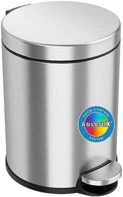 ITouchless SlimGiant 4.2 Gallon Slim Garbage Bin With Handles, 16 Liter Plastic Small Trash Can Hanging Wastebasket, Magazine/File Folder Storage Container For Home, Office, Bathroom, Kitchen, Blue 22 ITouchless SlimGiant 4.2 Gallon Slim Garbage Bin With Handles, 16 Liter Plastic Small Trash Can Hanging Wastebasket, Magazine/File Folder Storage Container For Home, Office, Bathroom, Kitchen, Blue -Songmics Furniture Shop 41lDgk69XML. AC