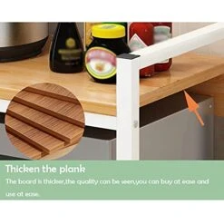 Microwave Oven Rack Microwave Oven Rack Kitchen Bakers Rack Kitchen Rack Stand Utility Storage Shelf Microwave Stand 2 Tier Black Kitchen Storage Rack -Songmics Furniture Shop 41lGU1lXngS 1