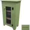 Sawdust City Kitchen Jelly Cupboard With Screen Door (Solid Sage)