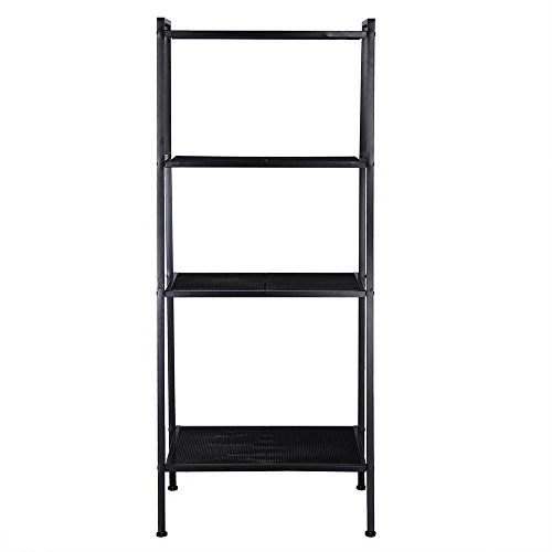 Teeker Multifunctional 4 Tiers Ladder Shelf, Vintage Bookshelf,Plant Stand Storage Rack Shelf For Office, Bathroom, Living Room (Black) 3 Teeker Multifunctional 4 Tiers Ladder Shelf, Vintage Bookshelf,Plant Stand Storage Rack Shelf For Office, Bathroom, Living Room (Black) - Image 3