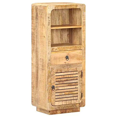 Aisifx Highboard 17.7"x12.6"x43.3" Rough Mango Wood 7 Aisifx Highboard 17.7"x12.6"x43.3" Rough Mango Wood - Image 7