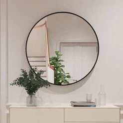 GLSLAND Circle Mirror, Gold Round Wall Mirror 24 Inch, Round Vanity Mirror For Bathrooms, Entryways, Living Rooms And Wall Decor 27 GLSLAND Circle Mirror, Gold Round Wall Mirror 24 Inch, Round Vanity Mirror For Bathrooms, Entryways, Living Rooms And Wall Decor -Songmics Furniture Shop 41leD24fxRL. AC