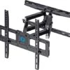 TV Wall Mount Full Motion Articulating Swivel Extension For Most 26-65 Inch Flat Curved TVs With Max VESA 400x400mm Up To 88lbs, Wall Mount TV Bracket Fits 12,16 Inch Wood Stud By Pipishell