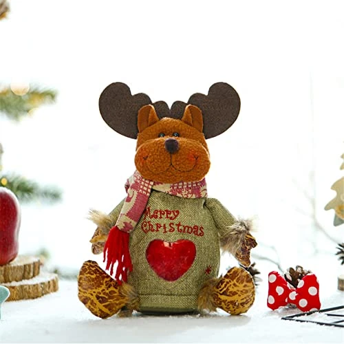 TEEGUI Christmas Candy Bag Gift Bags Drawstring Design Fabric Bags Bag Wall Statues And Sculptures (C, One Size) 2 TEEGUI Christmas Candy Bag Gift Bags Drawstring Design Fabric Bags Bag Wall Statues And Sculptures (C, One Size) - Image 2