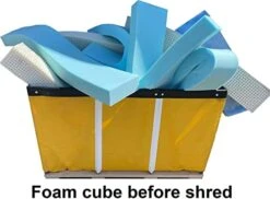 EConsumersUSA Premium Density High Grade Shredded Poly Foam Filling Inserts For Stuffing, Pillows, Bean Bag, Chair, Sofa, Pet Dog Bed, Crafts And More Made In USA (15 LBS) -Songmics Furniture Shop 41mOVOD98XL