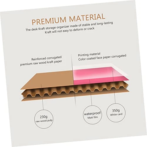 Operitacx 5pcs Box Filing Box Decorative Stash Box Book Storage Box Toy Organizer Bins Paper Sundries Box Magazine Storage Box Wood Magazine Box Sundries Organizing Box Book Kraft Box Desk 2 Operitacx 5pcs Box Filing Box Decorative Stash Box Book Storage Box Toy Organizer Bins Paper Sundries Box Magazine Storage Box Wood Magazine Box Sundries Organizing Box Book Kraft Box Desk - Image 2