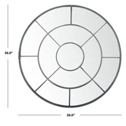 Safavieh Home Jonelle Black Round 36-inch Decorative Accent Mirror -Songmics Furniture Shop 41mS7m7CDzL