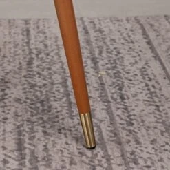 LUNLING Faux Leather Upholstered Chair Mid Century Modern Dining Chairs Gray With Walnut Wood Frame For Kitchen Dining Living Room Chairs（LightGray 1PCS）… -Songmics Furniture Shop 41mhZutfnlL