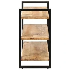 BDBHAVB Multifunctional Sideboard, Dining Sideboard, Sideboard With 3 Shelves, Strong And Sturdy Suitable For Living Room, Bedroom, Study 47.2"x15.7"x29.5" Rough Mango Wood 11 BDBHAVB Multifunctional Sideboard, Dining Sideboard, Sideboard With 3 Shelves, Strong And Sturdy Suitable For Living Room, Bedroom, Study 47.2"x15.7"x29.5" Rough Mango Wood -Songmics Furniture Shop 41n1CJDtkuL