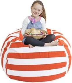 CALA Stuffed Animal Storage Bean Bag Chair-Cover Only- Extra Large 38" Kids Soft Toy Storage - 100% Cotton Canvas Bean Bag Chair(Camouflage) -Songmics Furniture Shop 41n2VQXlilL. AC