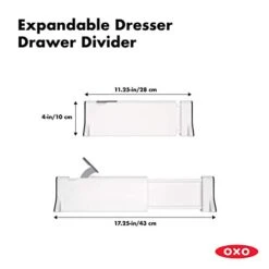 OXO Good Grips Expandable Dresser Drawer Divider - 2 Pack -Songmics Furniture Shop 41n3oagLyCL