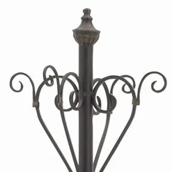 Deco 79 Metal Vintage Style Coat Rack With Scroll Designs, 11" X 11" X 74", Black 6 Deco 79 Metal Vintage Style Coat Rack With Scroll Designs, 11" X 11" X 74", Black -Songmics Furniture Shop 41nFP2SWfzL