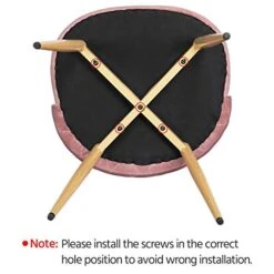 Yaheetech Dining Chairs Kitchen Chairs Living Room Chairs Vanity Chairs Upholstered Side Chairs Makeup Chairs With Soft Velvet Seat Backrest And Wooden Style Metal Legs Set Of 4, Pink 8 Yaheetech Dining Chairs Kitchen Chairs Living Room Chairs Vanity Chairs Upholstered Side Chairs Makeup Chairs With Soft Velvet Seat Backrest And Wooden Style Metal Legs Set Of 4, Pink -Songmics Furniture Shop 41nIncwf6FL