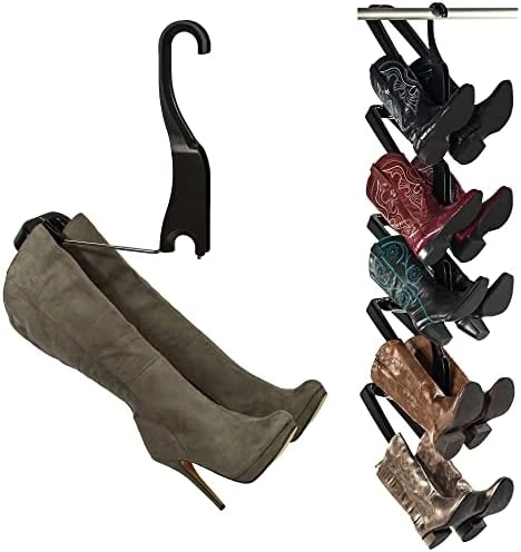 Boot Butler Boot Rack – As Seen On Rachael Ray – Clean Up Your Closet Floor With Hanging Boot Storage – Easy To Assemble & Built To Last – 5-Pair Boot Hanger Boot Organizer & Boot Shaper/Tree 5 Boot Butler Boot Rack – As Seen On Rachael Ray – Clean Up Your Closet Floor With Hanging Boot Storage – Easy To Assemble & Built To Last – 5-Pair Boot Hanger Boot Organizer & Boot Shaper/Tree - Image 5