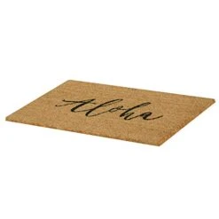 Rubber-Cal "Island Greetings – Aloha (Hello) Welcome Mat 15mm X 18" X 30"